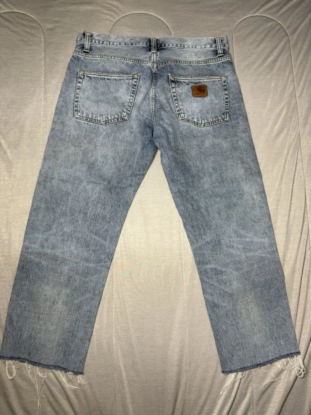 VTG Carhartt WIP Klondike Pant Men’s Blue Denim Jeans Size 32x32